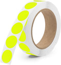 Fluorescent Chartreuse 1-Inch Circle Dot Stickers – 1, 000 Round Adhesive by Unknown