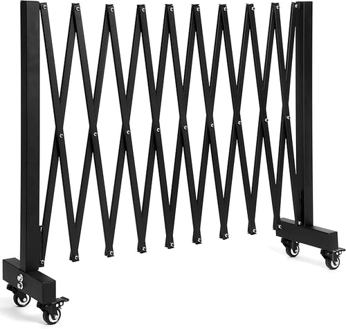 11.5FT Expandable Barricade Gate, Expandable Metal Barricade Gate Alloy Fence by LTSEAME