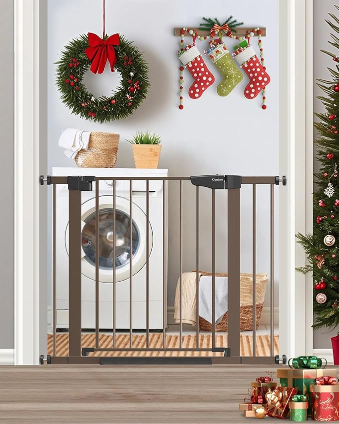 Cumbor 29.7-40.6" Baby Gate for Stairs, Mom's Choice Awards Winner-Dog Gate for by Cumbor