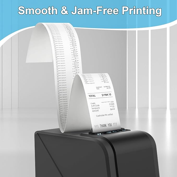 3 1/8 x 230 Thermal Paper Rolls, BPA BPS Phenol Free - Image 9