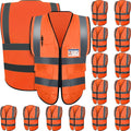 JaGely 15 Pack Reflective Safety Vests by JaGely