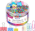 350PCS Binder Clips, Paper Clips, Large Binder Clips Assorted Sizes Set by XILILAI