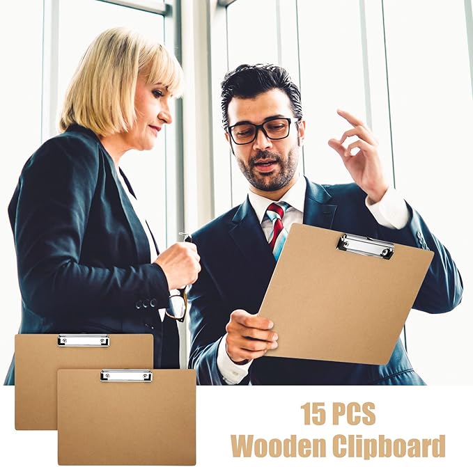 Sherr 15 Pcs Clipboard 9 x 13 Inch Large Landscape Clipboards - Image 6