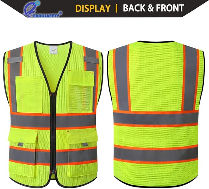 Reflective Safety Vest for Men Women - Image 4