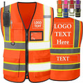Custom Safety Vest High Visibility Customize Class 2 by YAEILOV