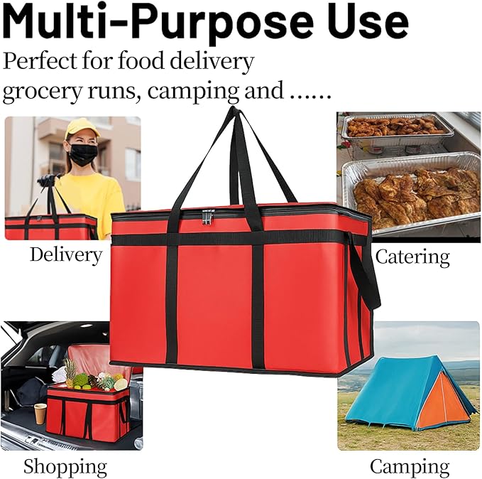 Bodaon 2-Pack Insulated Food Delivery Bag - Image 6