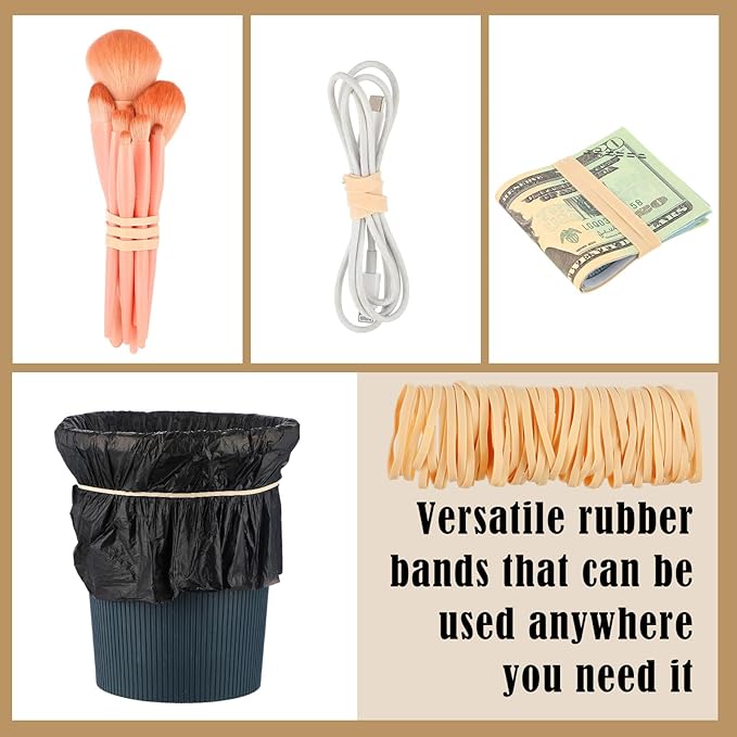 Marspark Rubber Bands Bulk Elastic Rubber Bands 5 lb File Folder Strong Elastic - Image 4