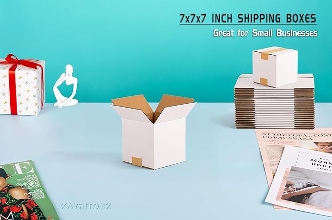 7x7x7 inch Small Shipping Boxes, Gifts Wrapping, 15 Pack - Image 8