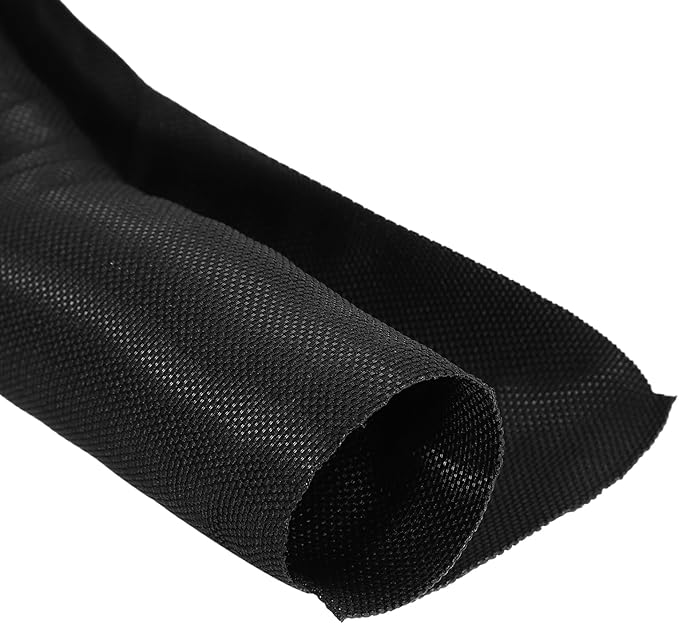 MECCANIXITY 1-1/5 Inch ID Split Loom Tubing 10ft Polyester Cord Protector Wire by MECCANIXITY