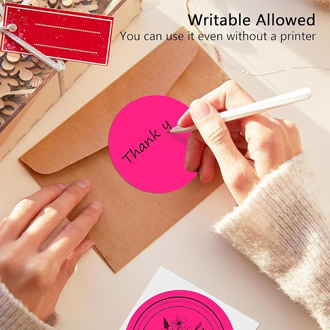 3 X 3 Inch Round Thermal Labels Circle Color Coding Labels Printable Waterproof - Image 5
