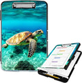 Clipboard with Storage High Capacity Plastic Nursing Clipboards with Pen Holder by Unknown