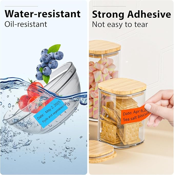 1x2 Inch Thermal Labels, Waterproof Removable Blank Stickers - Image 4