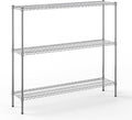 14" Deep x 60" Wide x 54" Height Wire Shelving Kit | 3-Tier | NSF Commercial by Regal+Altair