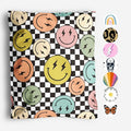 14x19 Poly Mailers – Smiles Checkerboard – Waterproof, Tear-Resistant Shipping by PackageMint