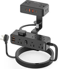 Dual Layer Desk Clamp Power Strip by HOPOW