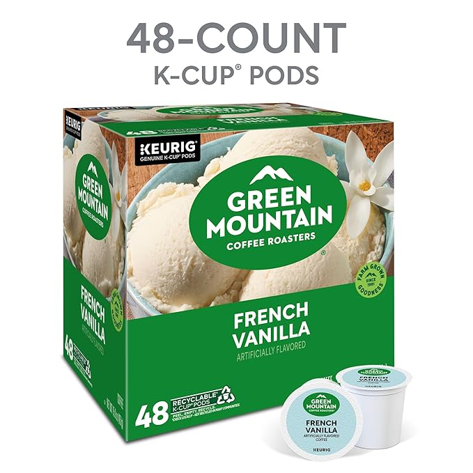 Green Mountain Coffee Roasters French Vanilla Coffee, Keurig Single-Serve K-Cup - Image 3