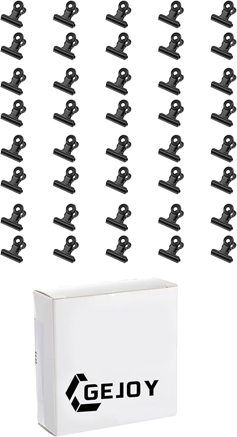 40 Pack Metal Clips 0.87 Inch Small Bull Binder Paper Clips - Image 7