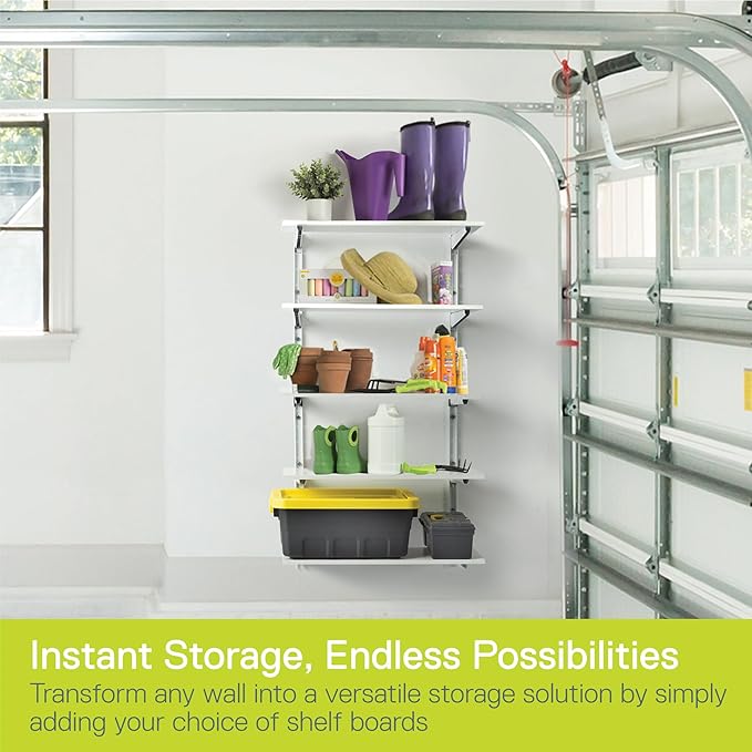 Minimalistic White Shelf Brackets by Delta Cycle, Holds Up to 800 lbs, Modern - Image 5