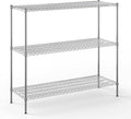 21" Deep x 60" Wide x 54" Height Wire Shelving Kit | 3-Tier | NSF Commercial by Regal+Altair
