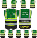 BeautyWill Custom Logo Safety Vest Class2 High Visibility Reflective Vest by BeautyWill