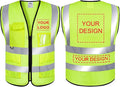 BeautyWill Custom Logo Mesh Safety Vest Class2 High Visibility Reflective Vest by BeautyWill