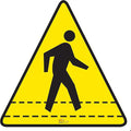 Mighty Line Pedestrian Traffic Crossing Walkway Floor Sign by MightyLine