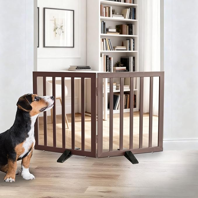 ZJSF Freestanding Indoor Dog Gate by ZJSF