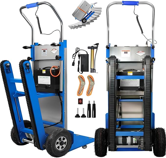 Electric Stair Climbing Hand Trucks Dolly Cart, 900lb Capacity Heavy Duty Stair by Unknown