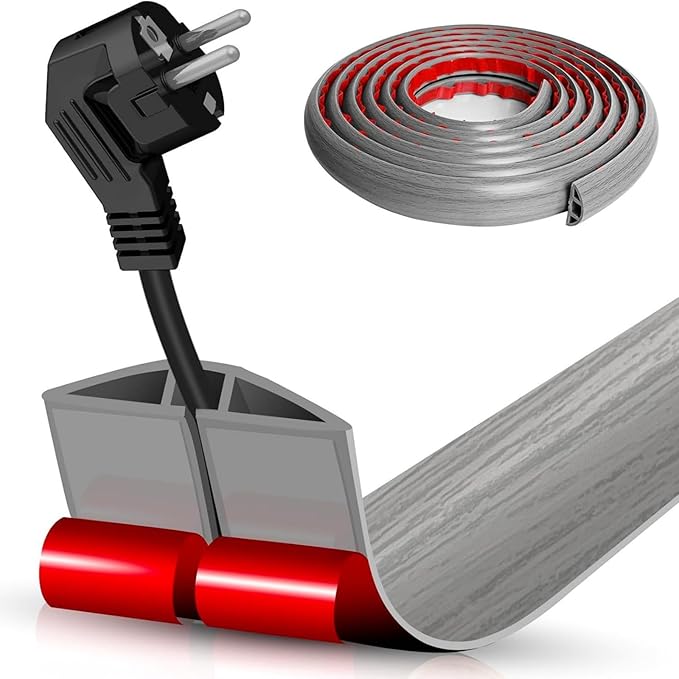 Floor Cable Cover Strips SelfAdhesive Cord Organizers - Image 7
