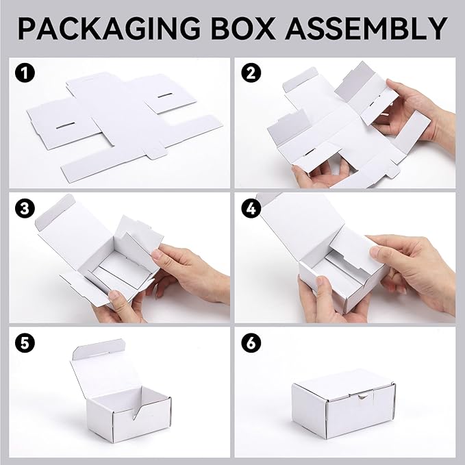 Small Shipping Boxes 3.5x3.3x1.6 Inches, Packaging & Storage - Image 4