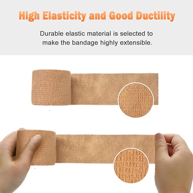 OK TAPE Self Adherent Cohesive Bandages Wrap - Image 8