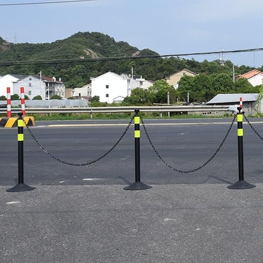 6 Pack Traffic Delineator Post Cones - Image 6