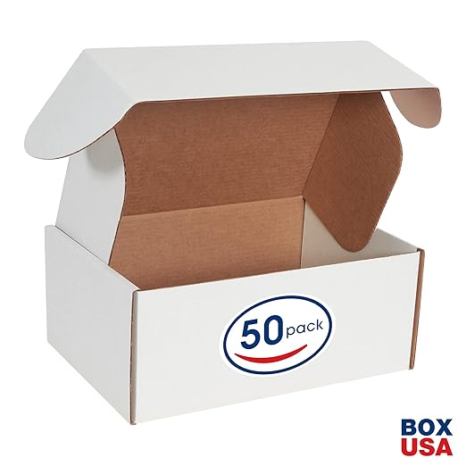 BOX USA 14" Deluxe Shipping Boxes 14"L x 10"W x 6"H, Gifts or Bulk Business - Image 2