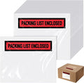 1000 Pcs Packing Slip Envelope Pouches Clear Self Adhesive Shipping Label by Teling