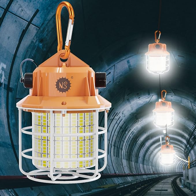 NS 60W Led Temporary Work Light 8700LM Construction Jobsite Lights 5000K - Image 4