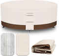 Heavy Duty Patio Furniture Covers Waterproof, 600D Round Outdoor Furniture by CNCZMH