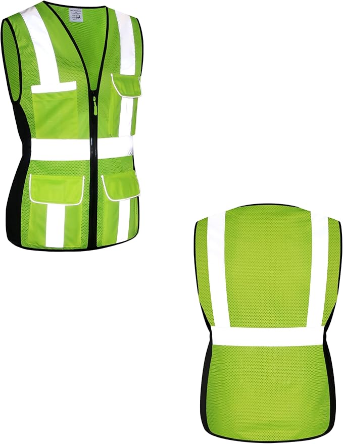 Safety Vest for women, Hi vis Reflective Lady Work vest - Image 5