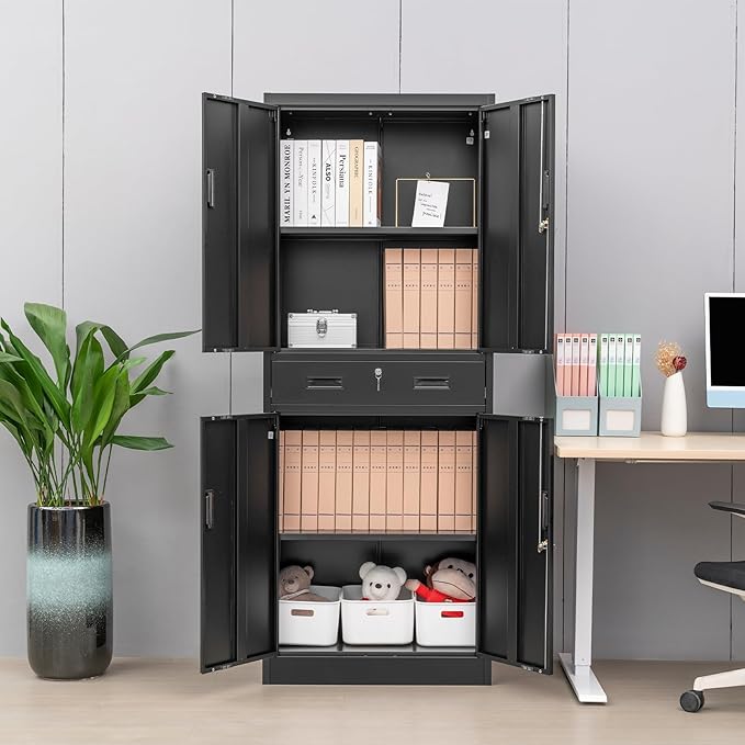 BESFUR 71" H Metal Storage Cabinet - Image 6