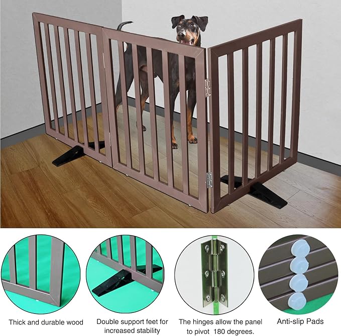 ZJSF Freestanding Indoor Dog Gate - Image 5