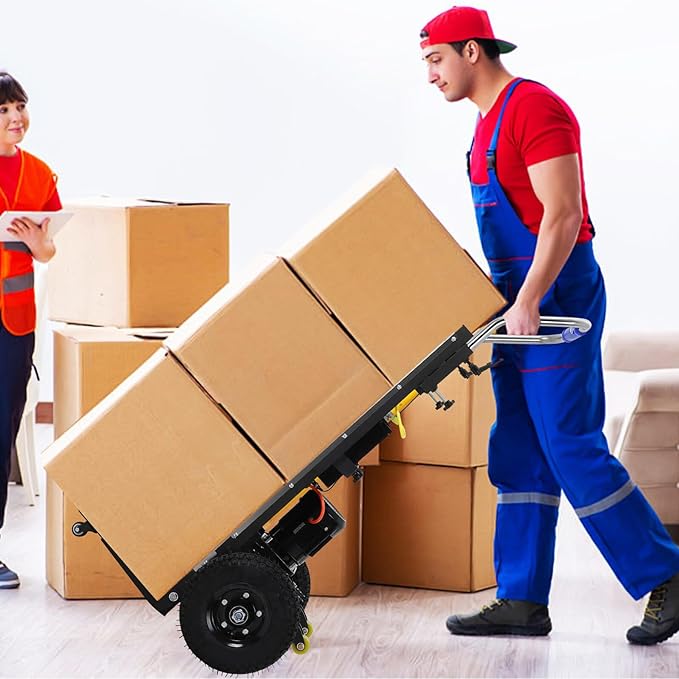 Motorized Hand Truck for Moving Furniture Stair Climbing Hand Truck Dollys Cart - Image 6