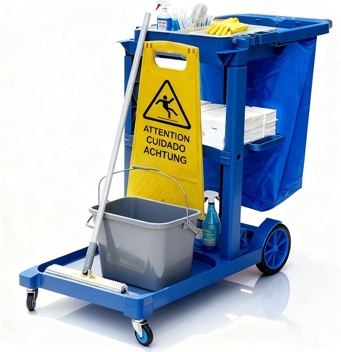PYY Janitorial Cart by Unknown