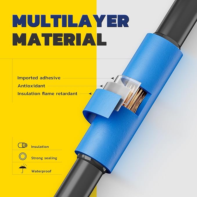 haisstronica 3:1 Heat Shrink Tubing, Shrink Ratio Adhesive Lined Marine Grade - Image 3