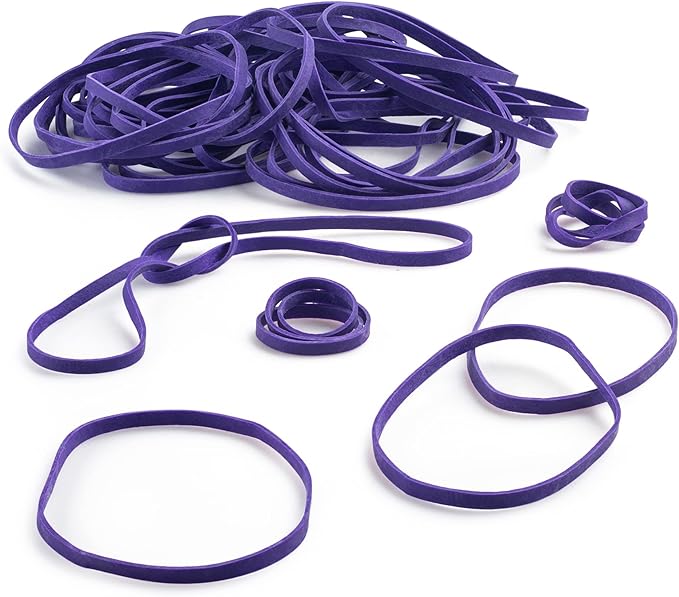 PlasticMill Purple Rubber Bands Size 33 by PlasticMill