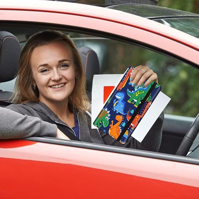 Car Registration and Insurance Holder, Leather Car Glove Box Organizer - Image 7
