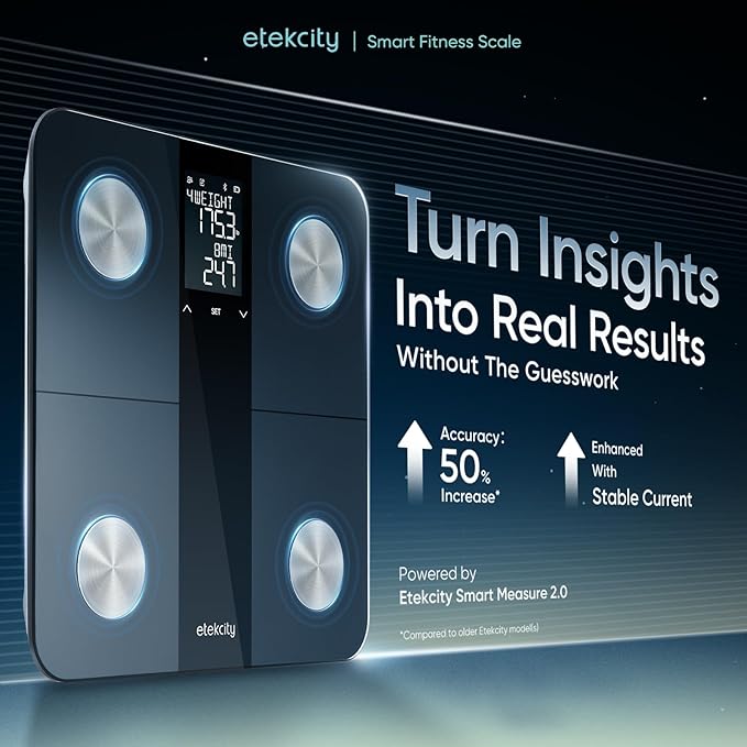 Etekcity Upgraded Smart Scale for Body Weight, FSA&HSA Eligible, Bathroom - Image 2