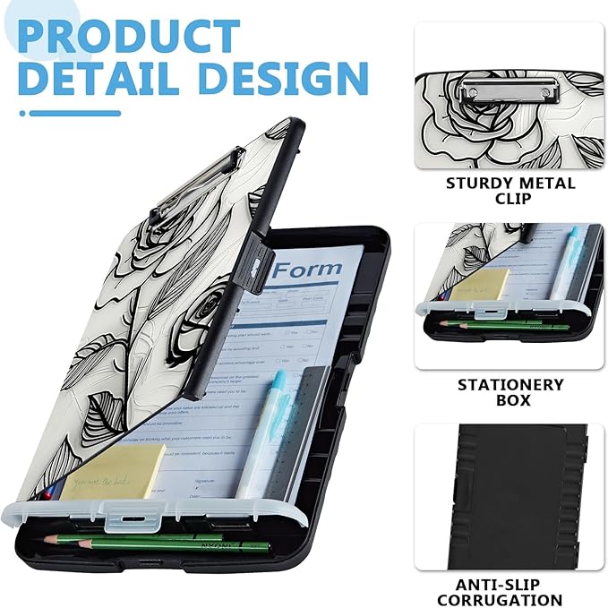 Pattern Design Clipboard with Storage - Image 2