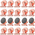 Strong Magnetic Clips, 20 Pack, 1.2 Inch, 30 mm, Rose Gold, Refrigerator Magnet by Makanu