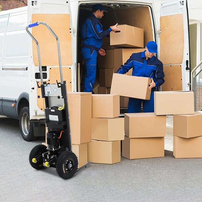 Motorized Hand Truck for Moving Furniture Stair Climbing Hand Truck Dollys Cart - Image 5