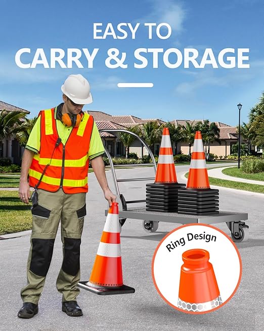 BATTIFE Traffic Cones 28 Inch - Image 6