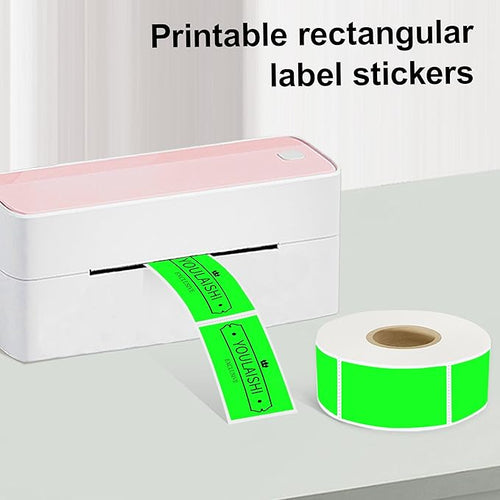 1x2 inch Label Stickers Roll for Thermal Printer 500PCS Colored Removable - Image 2